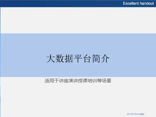 大数据平台简介