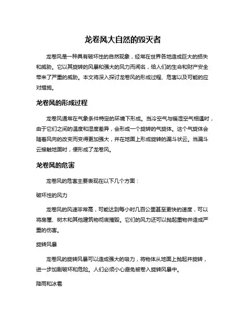龙卷风大自然的毁灭者