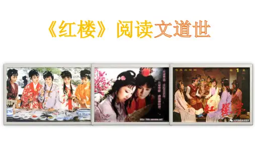 整本书阅读《红楼梦》导读PPT