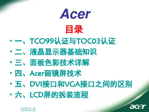 显示器基础知识教程(课堂PPT)