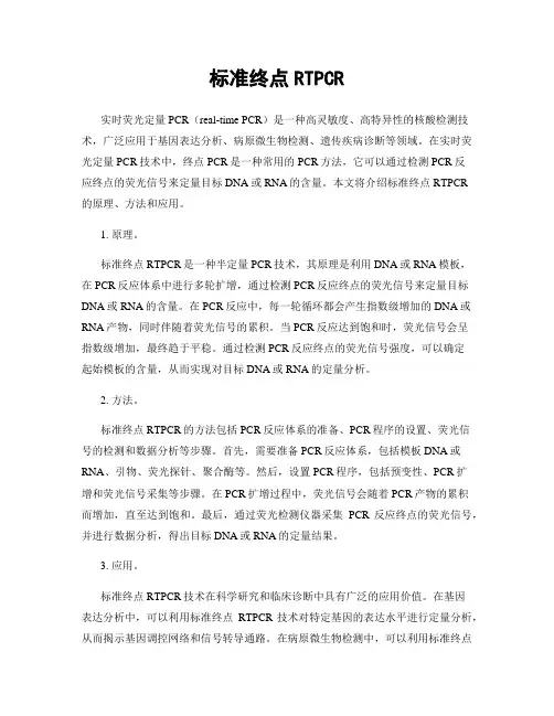 标准终点RTPCR