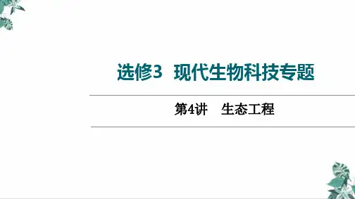 [人教版]高中生物史《生态工程》PPT专家课件
