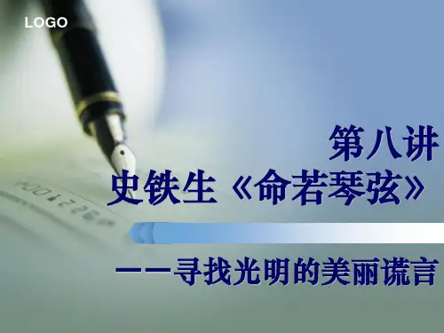 《命若琴弦》赏析 29页PPT文档