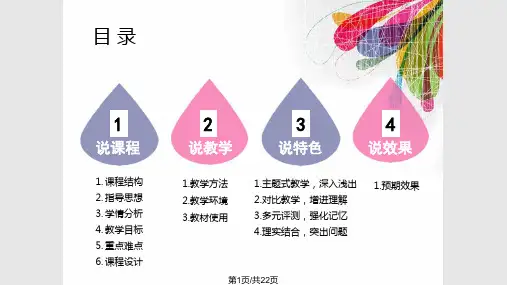 说课——动画分镜头设计PPT课件