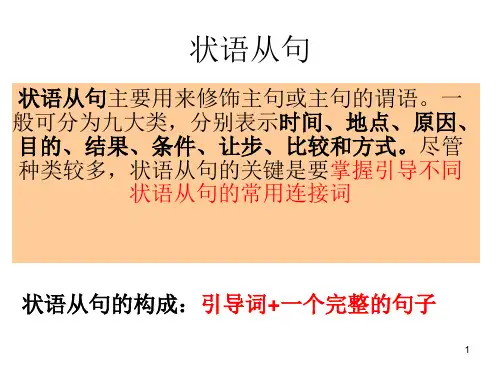 状语从句引导词归纳ppt课件精选全文