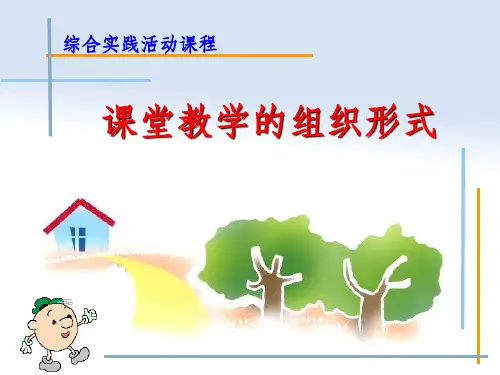 综合实践活动课程课堂教学的组织形式