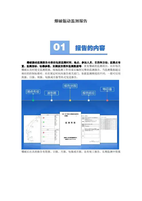 爆破振动监测报告
