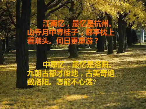 洛阳诗韵ppt 人教版优选精品PPT