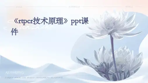《RTPCR技术原理》课件