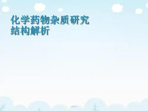 杂质研究结构解析  ppt课件