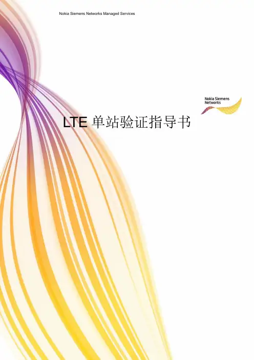 TDLTE单站验证指导书V21].0