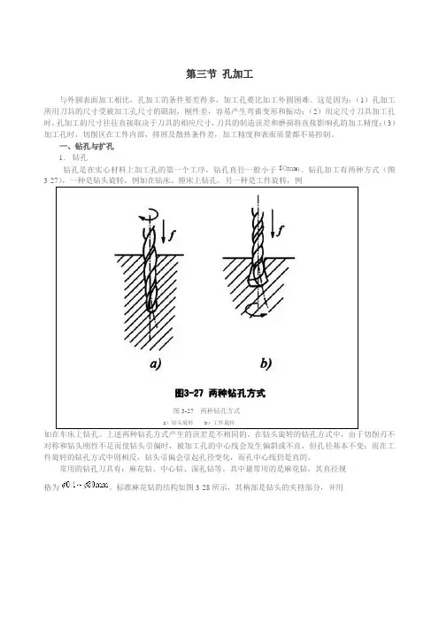 孔加工技术