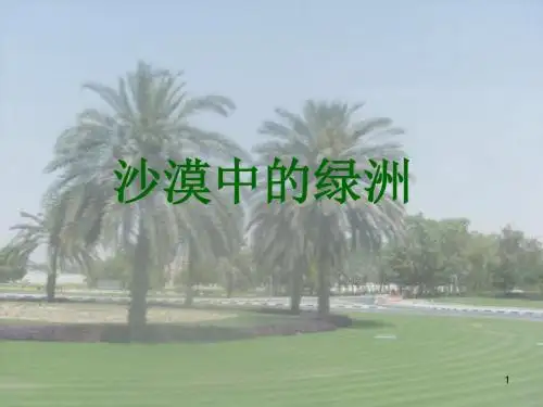 苏教版四年级语文下册18沙漠中的绿洲第2课时