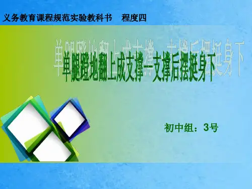 单腿蹬地翻上成支撑支撑后摆挺身下ppt课件