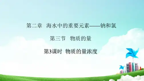 物质的量浓度ppt课件