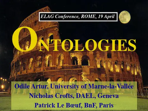 Ontologies