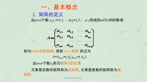 矩阵及其运算习题课2课件