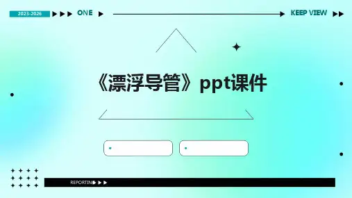 《漂浮导管》课件