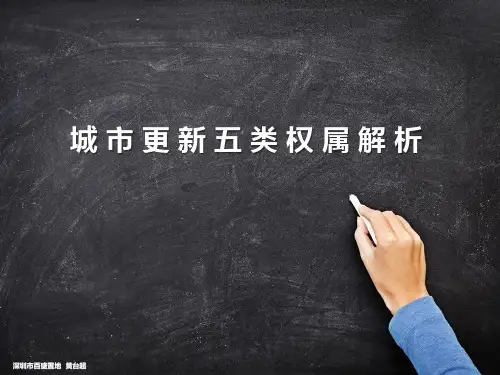 城市更新五类权属解析