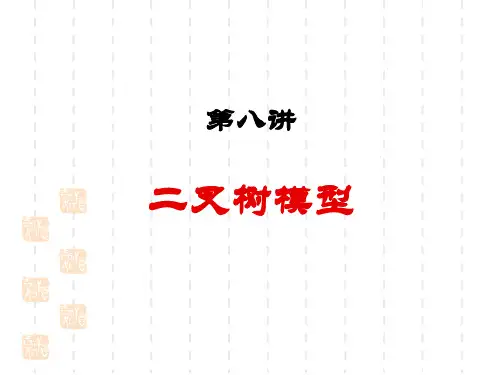 第八讲期权二叉树定价模型