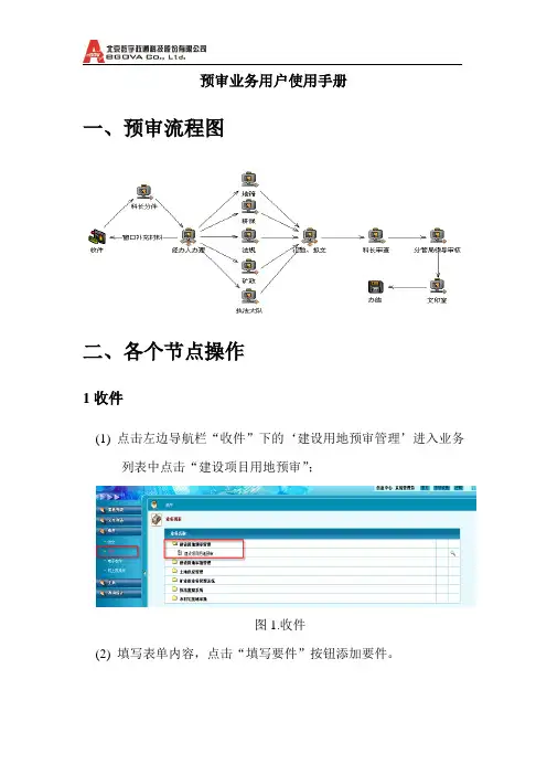 预审业务操作手册