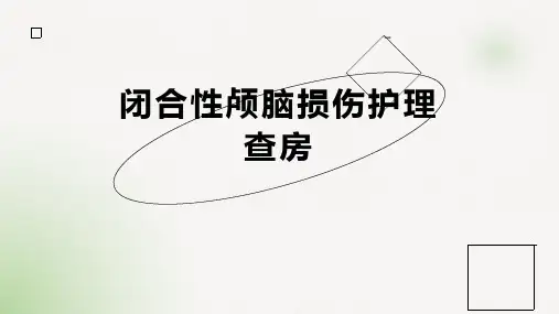 闭合性颅脑损伤护理查房