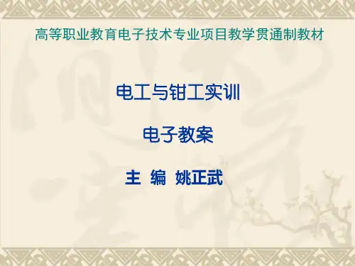 电工与钳工实训 项目01 掌握安全用电及触电抢救技能