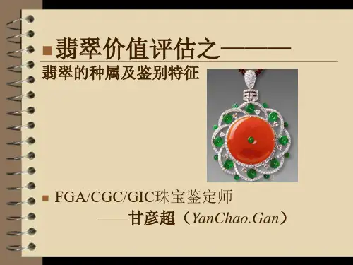 翡翠种属及其特征