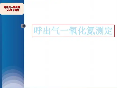 一氧化氮检测ppt课件