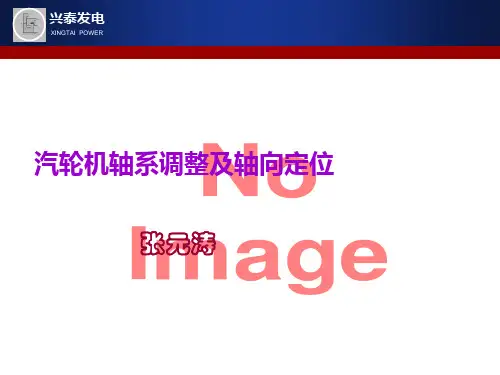汽轮机轴系调整及轴向定位