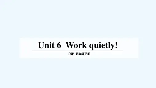 英语人教版五年级下册Unit6 ppt