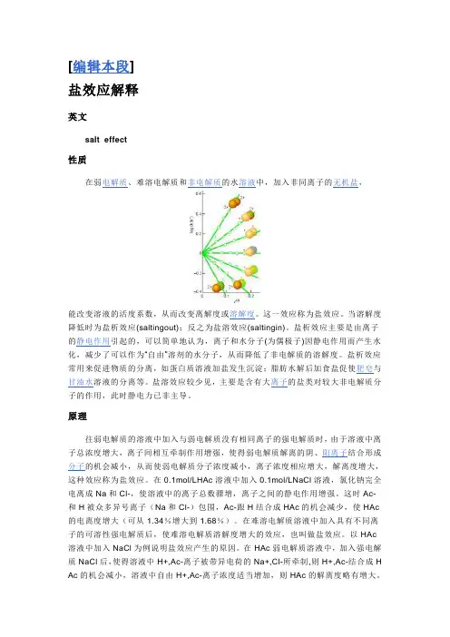 盐效应