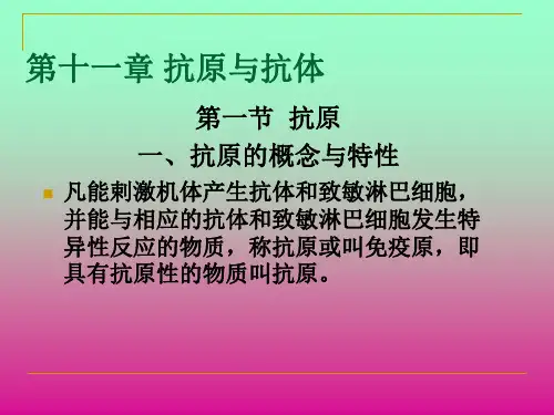 动物微生物学及免疫学课件-抗原与抗体