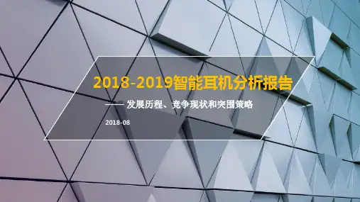 2018-2019智能耳机分析报告