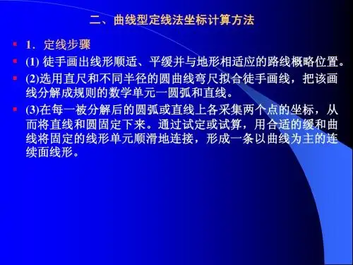 《道路勘测设计》26-7-3_定线
