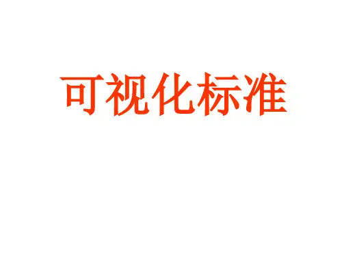 6S可视化标准(安全标准)