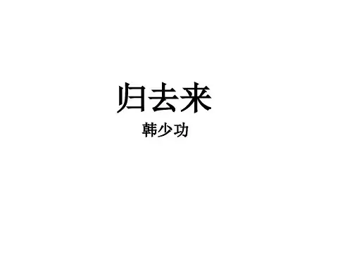 归去来(韩少功)：意识流,魔幻现实主义