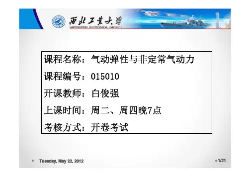 非定常气动力1