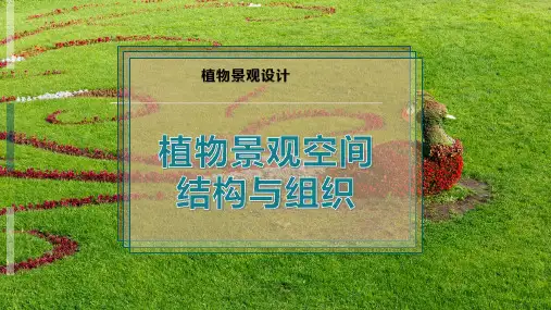 植物景观空间结构与组织