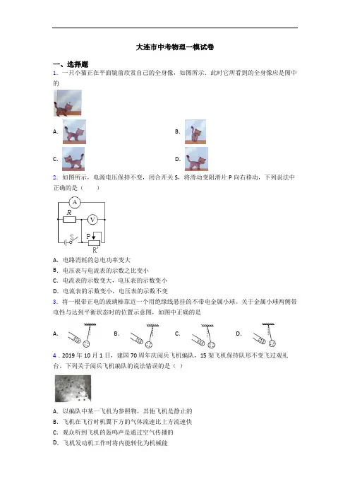 大连市中考物理一模试卷