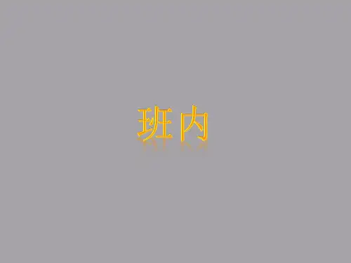 初中音乐《班内》教学课件