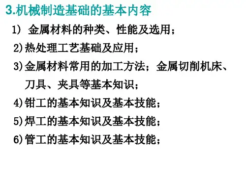 金属材料培训PPT课件