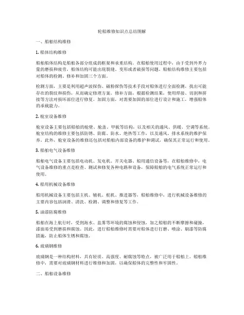 轮船维修知识点总结图解