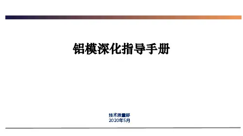 铝模优化指导手册