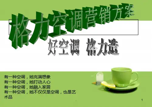 《格力空调营销方案》PPT课件