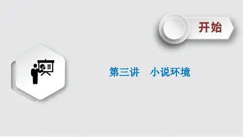 高考语文小说阅读《小说环境》课件