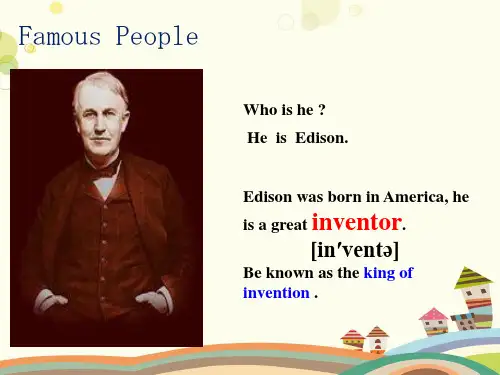 Unit 5 Famous people -完整版课件