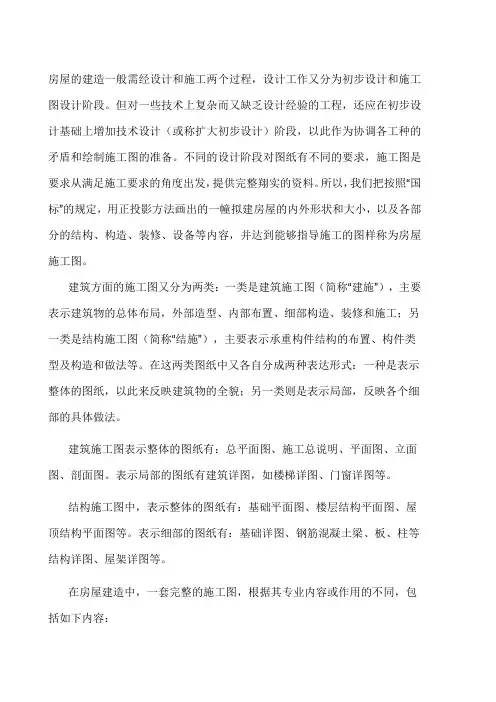 建筑施工图常用符号及图例