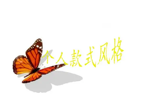 个人款式风格