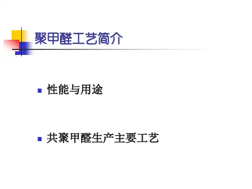 聚甲醛工艺简介3
